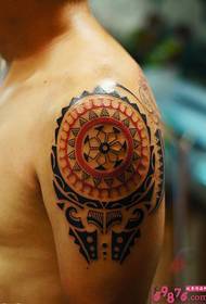 Alternatif Van Gogh Totem Left Lengan Tatu Gambar