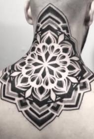 26 sets of black stinging vanilla mandala tattoo patterns