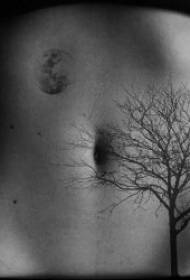 Image of tattooed trees 9 green and tall tree tattoos