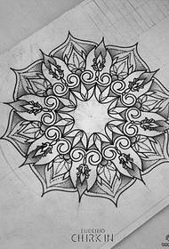 Lámhscríbhinn Tattoo Mandala Brahma na hEorpa agus Mheiriceá
