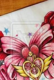 Obraz wzoru tatuażu koronki róży