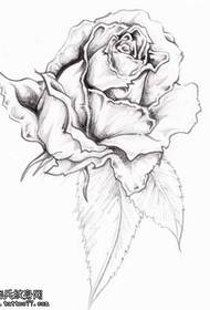 Modello di tatuaggio manoscritto nero grigio rosa
