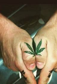 یو کوچنی میپل پا leafه د هنري مفکورې سره