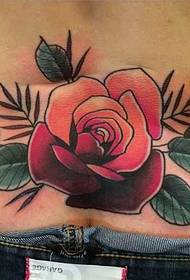 Cintura di mudellu di tatuatu di rosa