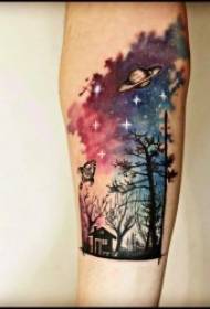 Tattoo tree image Vibrant tree tattoo pattern