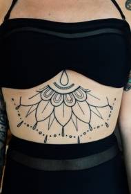 Patrún simplí tattoo bolg dubh crochta
