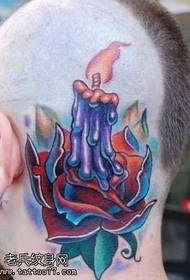 Dath candle dath ardaigh patrún tattoo