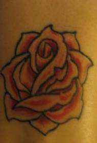 Ruvara rweArm minimalistic red rose tattoo maitiro
