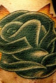 Mano indietro modello di tatuaggio classico rosa nera