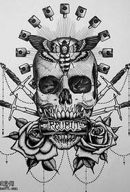 Gambar manuskrip tatu keris kembang bangku ireng wungu