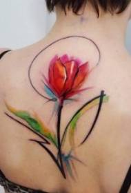 Художественная татуировка Разнообразие художественных стилей татуировки красивых цветочных тату