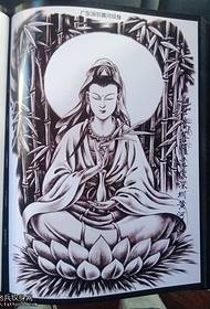 Tradycyjny wzór tatuażu bambusowego Guanyin