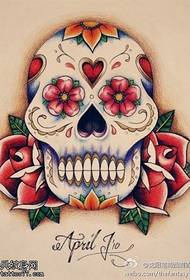 Immagine di manoscritto tatuaggio rosa personalità colorata gemma fiore