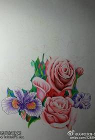 Persönlichkeit Rose Tattoo Manuskript Bild