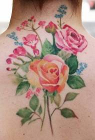 Illustrazione del tatuaggio rosa