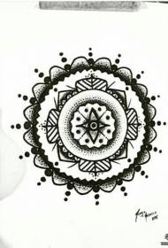 Manoscritto tatuaggio tatuaggio pungente europeo e americano