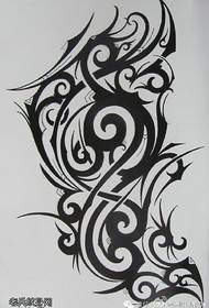 Tatuaggio tradizionale alla vaniglia, manoscritto, disegno del tatuaggio