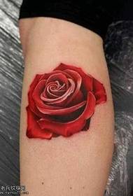 Kojų rožių tatuiruotės modelis