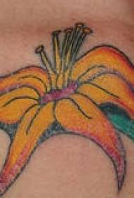 Sorbalda kolore bikain lore horia tatuaje eredua