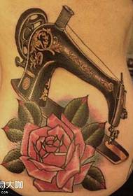 Taille rose tattoo patroan