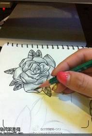 Gambar manuskrip tato Rose