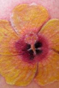 Fuʻa lanu foliga moni hibiscus tattoo ata