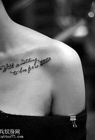 Clavicle tattoo another temptation tattoo pattern