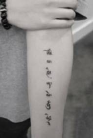 ʻO nā papa inoa Pelekane nā 18 mau pūʻulu o nā pōkole pōkole Pilikino hou a me nā hoʻolālā tattoo