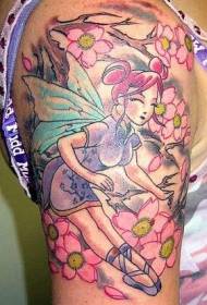 Asia Elf Tatoo Pazasi Pasi Cherry Blossom Muti