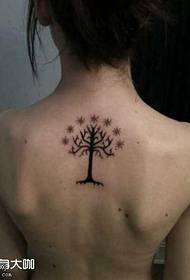 Pattern di tatuate di totem albero