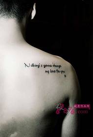 Piccole immagini fresche di tatuaggi con alfabeto inglese