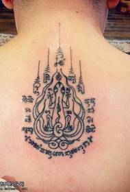 Klassisk smuk thailandske karakter tatoveringsmønster