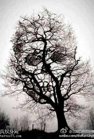 Maschera del manoscritto del tatuaggio del tatuaggio dell'albero di personalità