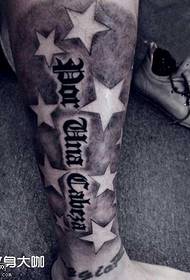Patrún Béarla Tattoo Star