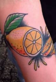 Lemon Tattoo 9 Fruit Limunska tematska slika Tattoo