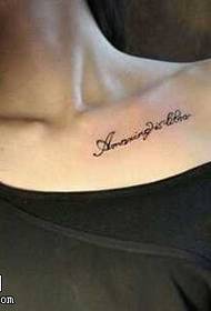 Modello di corpo del personaggio del tatuaggio inglese