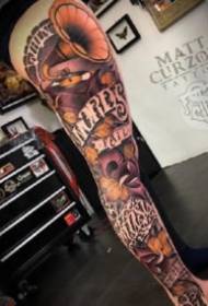 Personaliséiert 3D Englesch Swashbuckle Tattoo Muster