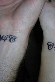 model tatuazhi me karakter anglez