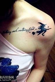 English Master Tattoo Pattern