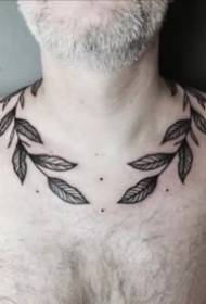 um grupo de belas fotos de tatuagem de ramo de oliveira