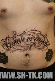 Modelin e tatuazheve me letra gishtore popullore belly popullore 145955 @ Boys shpatullat kaligrafi klasike popullore model kinez tatuazh i karakterit