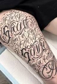 Una bellissima serie di tatuaggi floreali inglesi funziona con 9 pezzi