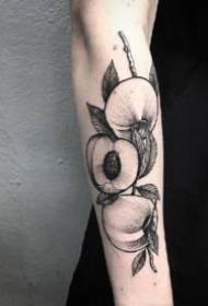 Fruit Tattoo Vurdering av et sett med attraktive frukt tatoveringsbilder