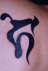 Krásne sanskrtské tetovanie