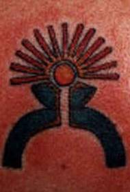simbol astrologic al imaginii tatuajului soarelui