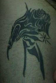 Corak Tattoo Totem Hitam Tribal