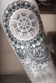 simbols tetovējums dažādas vienkāršas līnijas tetovējuma skices simbola tetovējuma modelis