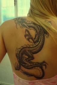 parisan sa babaye nga itom nga dragon tattoo