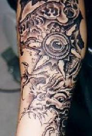 kar őrült sárkány tetoválás minta