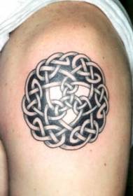 Arm Celtic knot simbolo ng pattern ng tattoo